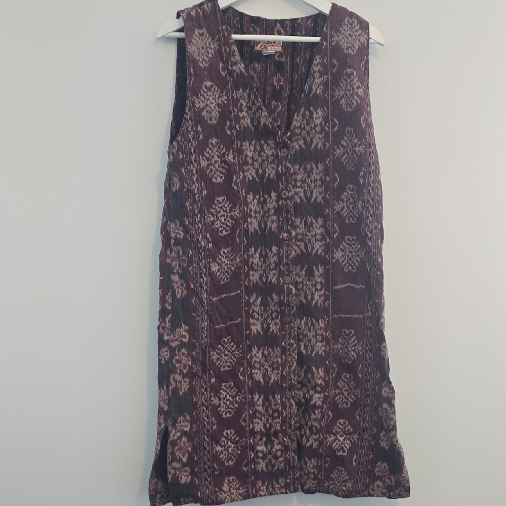 Vintage April Cornell Cottagecore 100% Cotton Dress